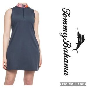 Tommy Bahama Golf UPF 50+ MOOD INDOGO Sleeveless Mock Golf Tennis Dress